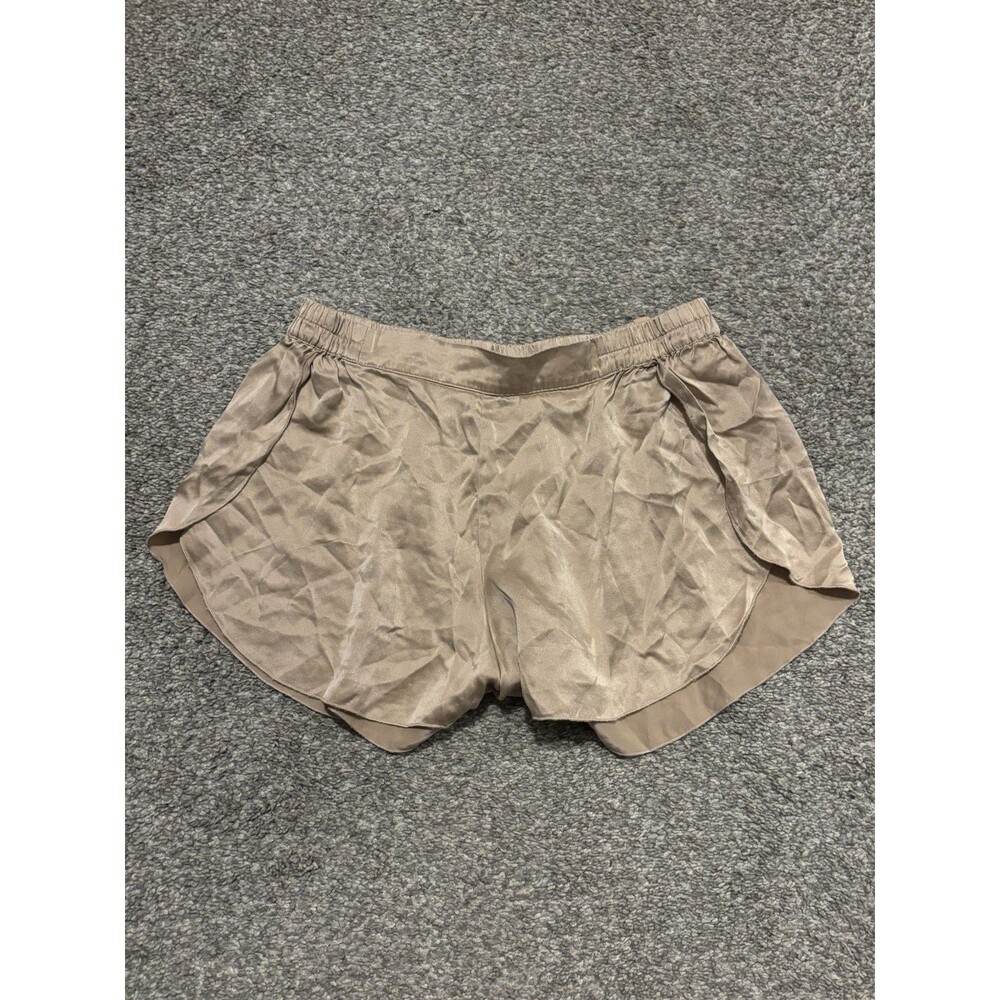 Lunya Tulip Washable Silk Shorts Women's Small Blush Pink Lounge Sleep Pull On